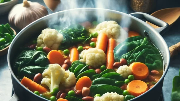 目に良いレシピ・ほっこり豆と野菜のシチュー