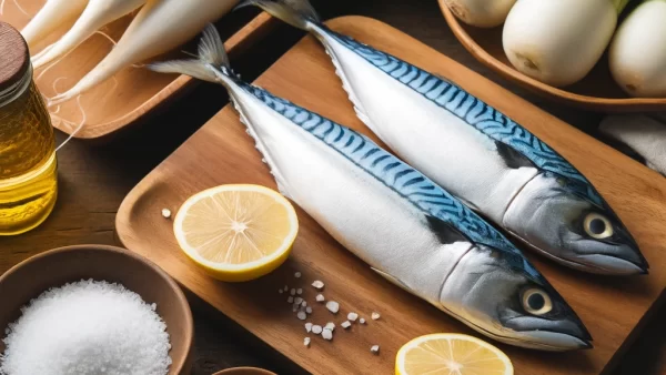 目に良いレシピ・サバの塩焼き