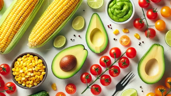 目に良いレシピ・とうもろこしとアボカドのサラダ