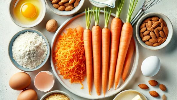 目に良いレシピ・にんじんとアーモンドのクッキー