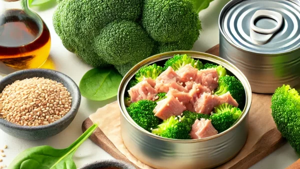 目に良いレシピ・ツナとブロッコリーの和風サラダ