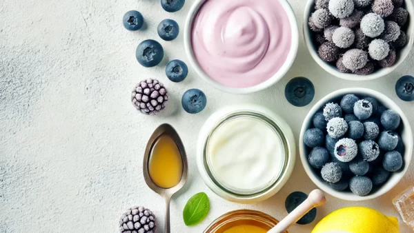 目に良いレシピ・ブルーベリーアイスクリーム